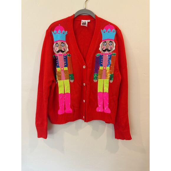 ❌SOLD❌NWOT Queen of Sparkles Nutcracker Christmas sweater XS - Picture 2 of 6